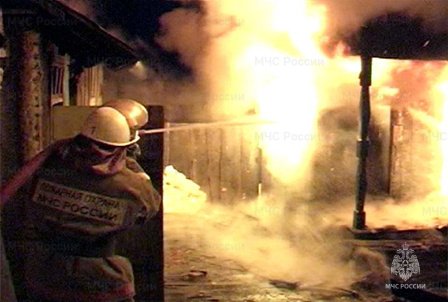 Пожар в муниципальном образовании Таштыпский район