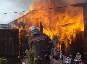 Пожар в муниципальном образовании Таштыпский район